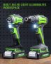 זה בלאק פריידי! סט מברגות 24V ללא פחמים מבית GreenWorks במחיר הזוי!