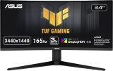 מסך גיימינג קעור ASUS TUF Gaming “34 VG34VQL1B במחיר מדהים!