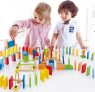 ערכת דומינו Dynamo עטורת פרסים מעץ לילדים של Hape