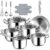 סט סירי ומחבתות נירוסטה 21 חלקים Fruikit Stainless Steel Cookware Set – סקירה ומחיר סייל מטורף