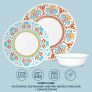 סט כלי אוכל 12 חלקים קורנינג קורל Corelle Vitrelle Terracotta Dreams במשלוח חינם!