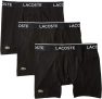 מארז 3 תחתוני בוקסר לקוסט Lacoste נמתחים מכותנה בחצי מחיר!