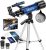 טלסקופ עם חצובה 70mm לילדים עם 2 עיניות ורפלקטור 360mm במחיר מדהים!