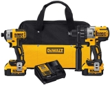סט קומבו בראשלס DCK299M2 של Dewalt 20V