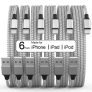 הלם של מחיר! מארז 6 כבלי USB  אל לייטנינג לאייפונים מורשי MFI במחיר בדיחה!