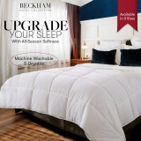 שמיכת פוך זוגית קלילה של המותג הנהדר Beckham Hotel בחצי מחיר!