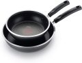סט מחבתות טיגון טפאל T-fal בגדלי  20.5 ס"מ ו-25.5 ס"מ במחיר שווה!