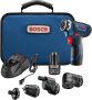 מברגה מודולרית 5 ב1 בוש Bosch GSR12V-140FCB22 במחיר אש!