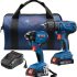 סט מקדחה 18V של Bosch מושלם כולל 2 סוללות ותיק במחיר מטורף!