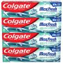 מארז 4 יחידות 178ג' גדולות משחת שיניים Colgate Max Fresh Whitening במחיר שווה!