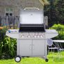 גריל גז 4 מבערים פרמיום + כירת צד מבית SMART GRILL