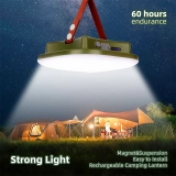 תאורת לד אלחוטית מגנטית לקמפינג MOSLIGHTING 80W במחיר שווה!