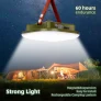 תאורת לד אלחוטית מגנטית לקמפינג MOSLIGHTING 80W במחיר שווה!