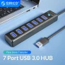 מחטף! מפצל USB ל-7 פורטים איכותי מבית ORICO בחצי מחיר ומשלוח חינם