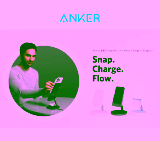 תחנת טעינה 2 ב1 כולל מטען נייד אלחוטי אנקר Anker 633 במחיר הזול אי פעם!
