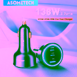 מטען עוצמתי לרכב ASOMETECH 138W במחיר שווה