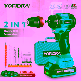 מברגה ומקדחה 2 ב-1 מבית YOFIDRA במחיר הזול אי פעם!
