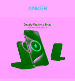 מטען נייד מגנטי מתקפל כולל מצב תושבת Anker MagGo Qi2 A1643 במחיר הזול אי פעם!