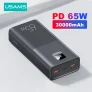 מטען נייד USAMS PD 65W Power Bank בנפח מטורף של 30א’ מיליאמפר במחיר שווה!