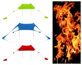 ציליית חוף 2.50X2.50 גובה 195 ס"מ SWISS CAMP במחיר חיסול מטורף!