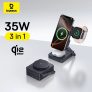 עמדת טעינה מתקפלת Baseus Picogo AF21 בטכנ' טעינה Qi2.2 במחיר מדהים!