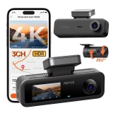מצלמת הדרך החדשה 70mai Dash Cam 4K T800E עם צילום קדמי, פנים ואחורי שתחזיק לשנים גם בחום הישראלי!
