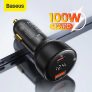 חצי חינם! מטען מטורף לרכב 100W מבית Baseus בקופון בלעדי!