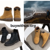 מגפים לגבר הכוללות רוכסן מבית Jousen במחיר קופון שווה ומשלוח חינמי לגמרי!