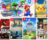 משחקים מקוריים ל Nintendo Switch בפערי מחירים ענקיים לעומת הארץ!