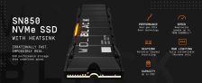 כונן SSD פנימי מהיר למחשב ולPS5 מדגם Samsung 980 WD_BLACK 500GB SN850 NVMe כולל צלעות קירור