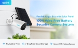 מצלמה אלחוטית מושלמת! Reolink Argus Eco כוללת פאנל סולארי במחיר רצפה!