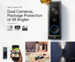 פעמון חכם עם מצלמה כפולה eufy Video Doorbell E340 2K  מתחת לרף המס