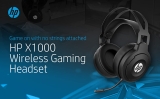 אוזניות גיימינג אלחוטיות HP X1000 במחיר חיסול מטורף!