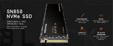 כונן SSD פנימי מהיר למחשב ולPS5 מדגם Samsung 980 WD_BLACK 500GB SN850 NVMe