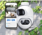 מצלמת האבטחה החיצונית 360 הכפולה IMILAB EC6 Dual 2K+2K במחיר טעות!!