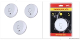 מארז 3 גלאי עשן עם צפירה חזקה GPT GS536G