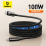 כבל מסולסל מגנטי יחודי Baseus PD 100W הפתרון המושלם לבלאגן הכבלים