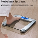 משקל גוף דיגיטלי בעיצוב זכוכית מודרני מבית VITAFIT במחיר מדהים!