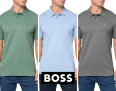 חולצת פולו לגבר BOSS – סטייל יוקרתי בעיצוב סלים-פיט עם לוגו מרובע
