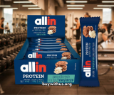 מארז 12 חטיפי Allin במשקל 100 גרם (הגדולים!) בטעם עוגיות קראנץ' ב-₪149 בלבד!