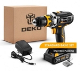 DEKO GCD20DU2Y מברגה נטענת עוצמתית של  DEKO