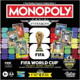 משחק מונופול Panini Prizm מהדורת מונדיאל 2026 עם קלפי אספנות