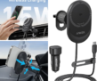 מעמד ומטען אלחוטי מגנטי לרכב Anker MagGo Magsafe Qi2 כולל ראש טעינה!