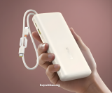 מטען נייד Baseus EnerFill FC41 ‎20000mAh דק 100W עם כבלים מובנים וקיבולת עוצמתית
