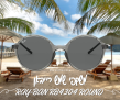 משקפי שמש יוניסקס רייבאן  Ray-Ban Rb4304 Round מתחת לרף המס!