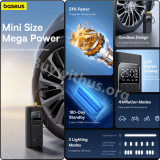 הקומפרסור מבית בסוס Baseus SuperMini Pro, במחיר מדהים!