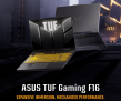 מחשב נייד גיימינג מוזל ASUS TUF Gaming F16 FX607VJ במחיר שערורייה!