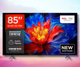 מסך ענק בזול! טלוויזיה חכמה QLED “85 85P8K טי סי אל TCL