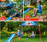 מתקן נדנדות מפרץ ההרפתאות לגינה ולחצר PAW Patrol במחיר שווה!