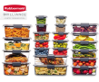 הסט המושלם! 24 מיכלי אחסון מזון Rubbermaid Brilliance פרימיום כולל מכסים במחיר טירוף